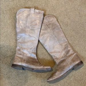 Frye women’s grey OTK boots size 9.5